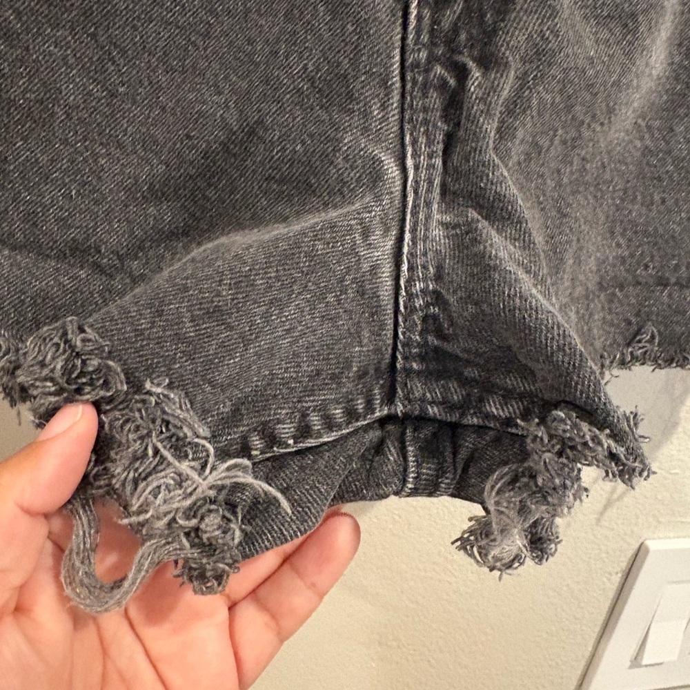 Vintage Orange Tab 1994 Levi’s 550 Faded Black Cutoff Shorts Size 29 28 Actual - Picture 5 of 16